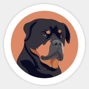 rottweiler puppy Sticker